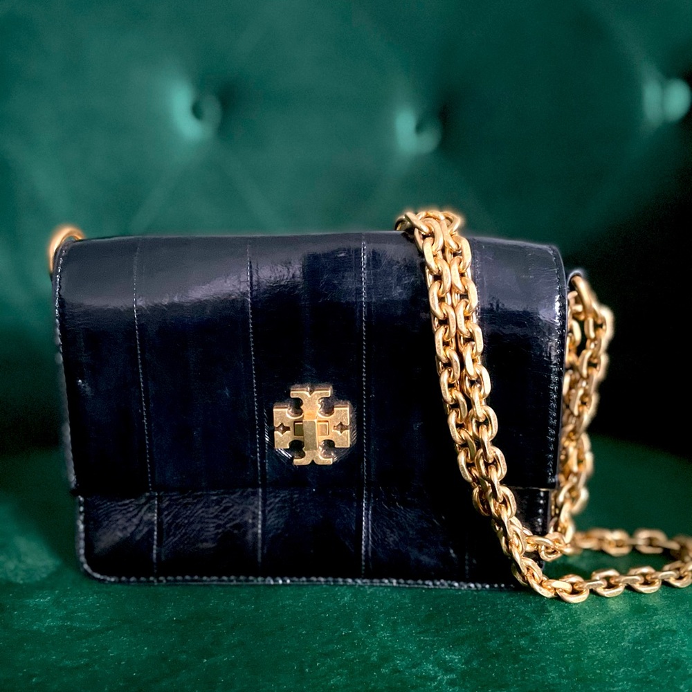 Tory burch Kira mini crossbody w/ gold chains